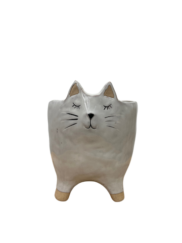 Cat Face Pot