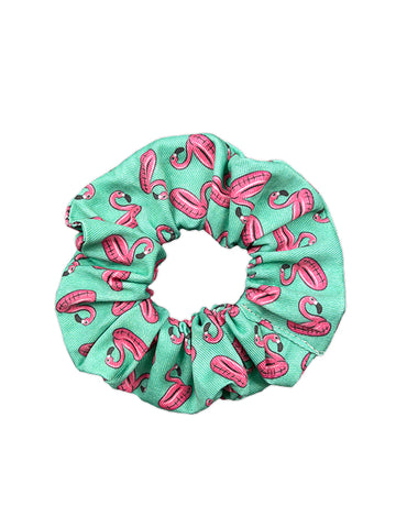 'Floaty Flamingos' Scrunchie
