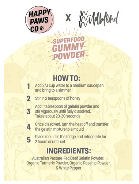 DIY Turmeric & Rosehip Gummy Powder