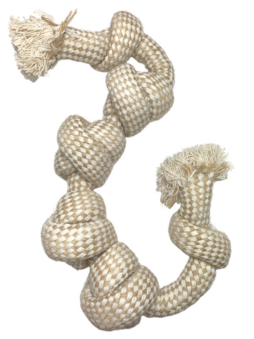 Long Knotted Rope Toy