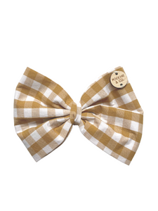 'Yellow Gingham' Bow Ties