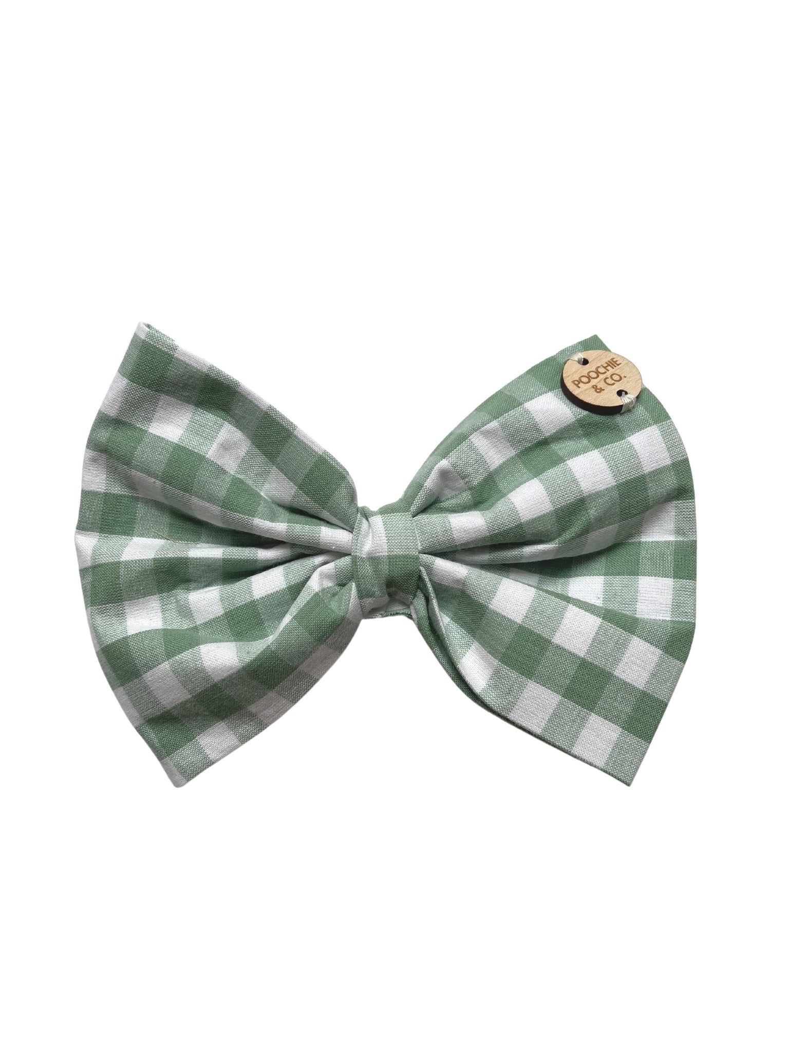 'Green Gingham' Bow Ties