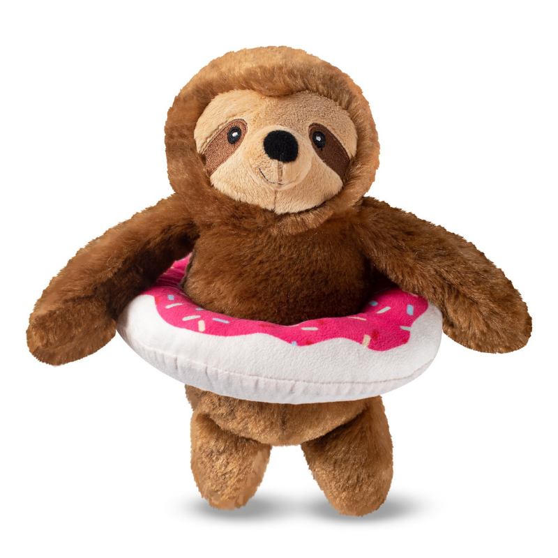 ‘Donut Worry, It's Pool Time Sloth’ Plush Toy